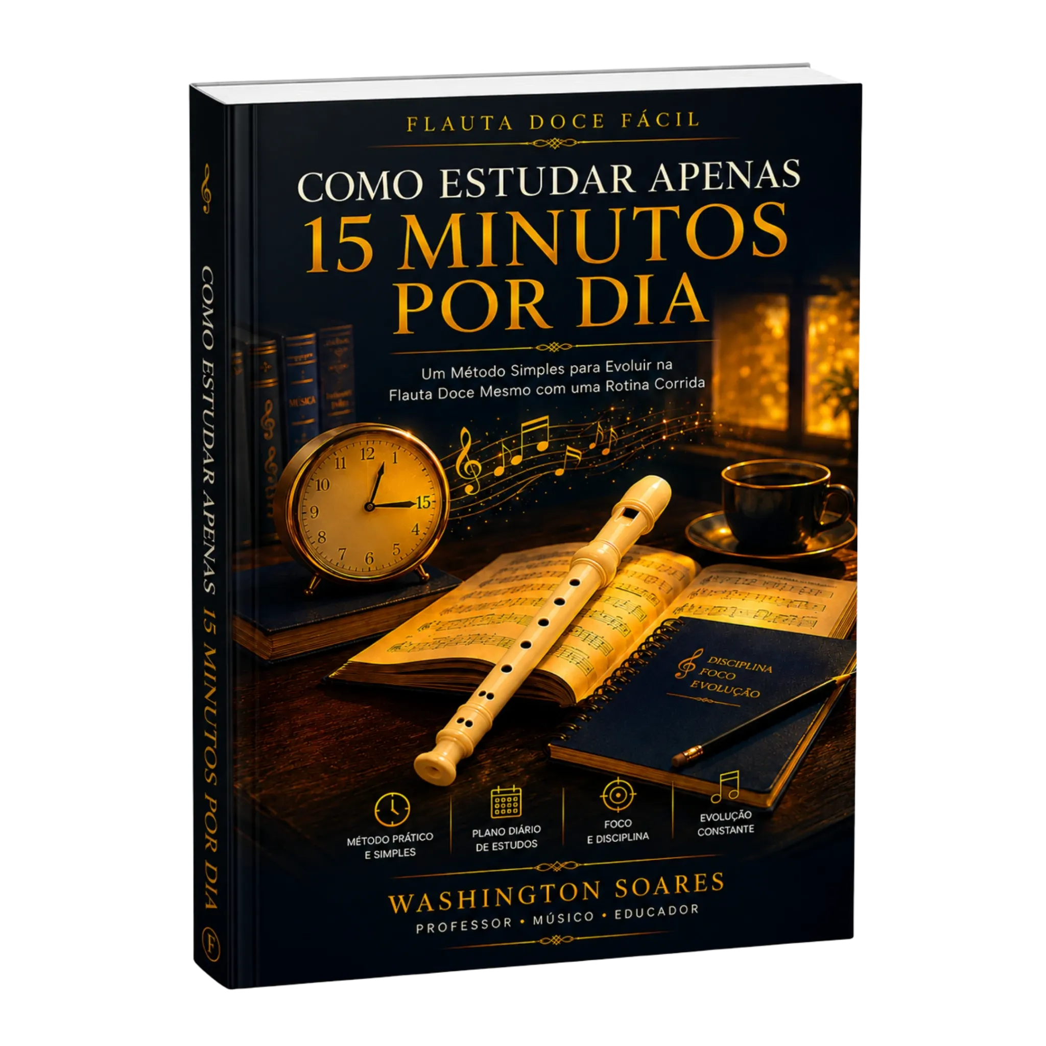 Capa de Como Estudar 15 Minutos por Dia